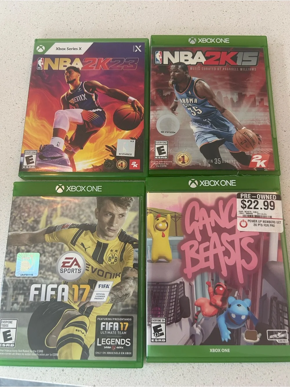 Xbox series X games nba2k fifa lot bundle